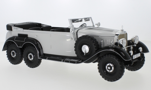 Mercedes-Benz G4 (W31) 1938 Lichtgrijs/Zwart - 1:18